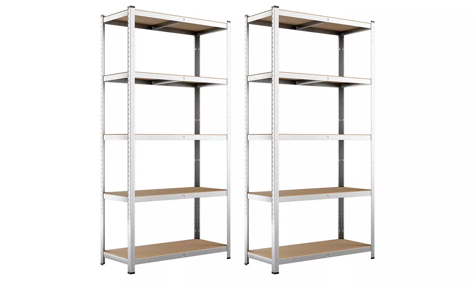 Scaffale per cantina in metallo e legno Bakaji