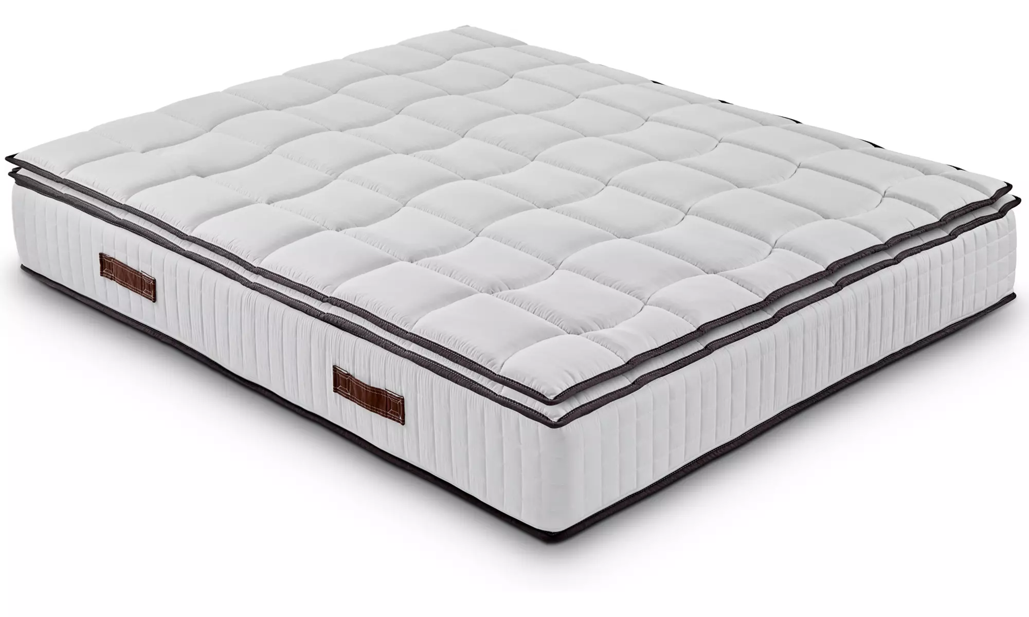 Matras met orthopedische memoryfoam-topper en afneembare hoes