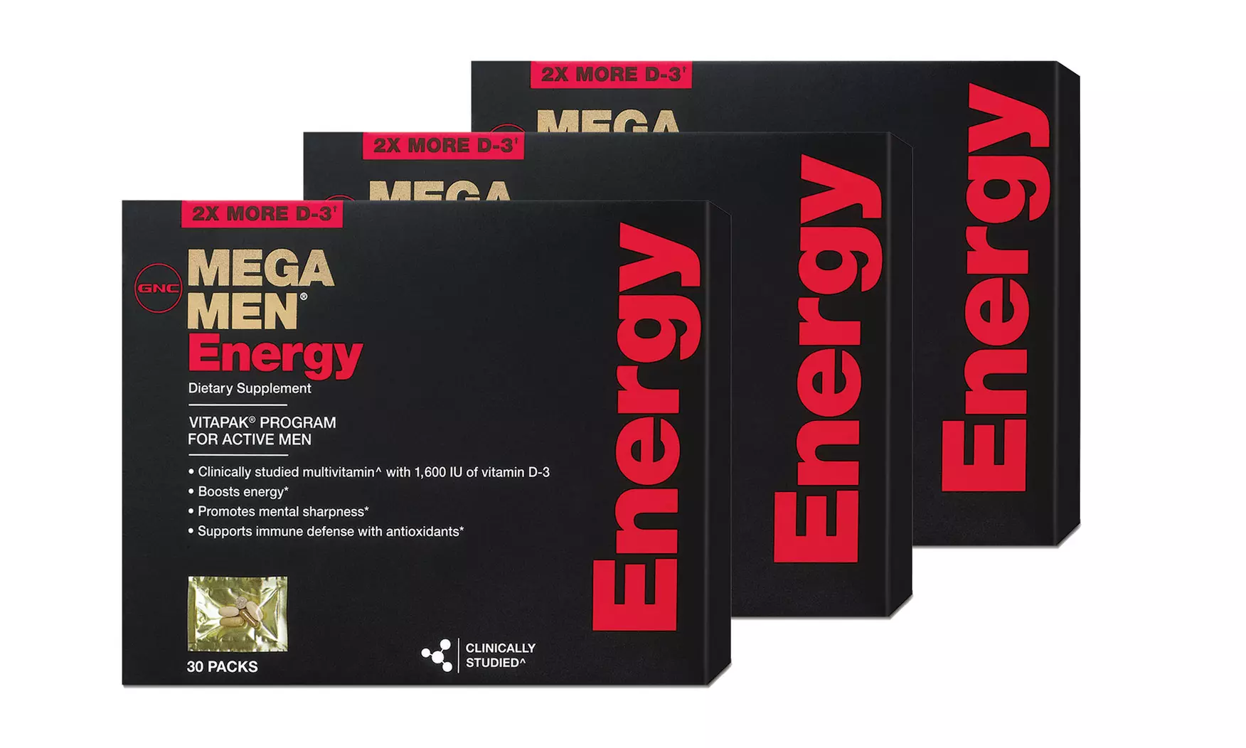 GNC Mega Men Energy Vitapak (30-, 60-, or 90-Count) - Primary Image