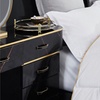 Image 4: Luxury Gold Coloured Piped Edge Winter Goose Feather & Down Duvet