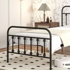 Image 18: HomCom Metal Bed Frames in Various Sizes and Colours