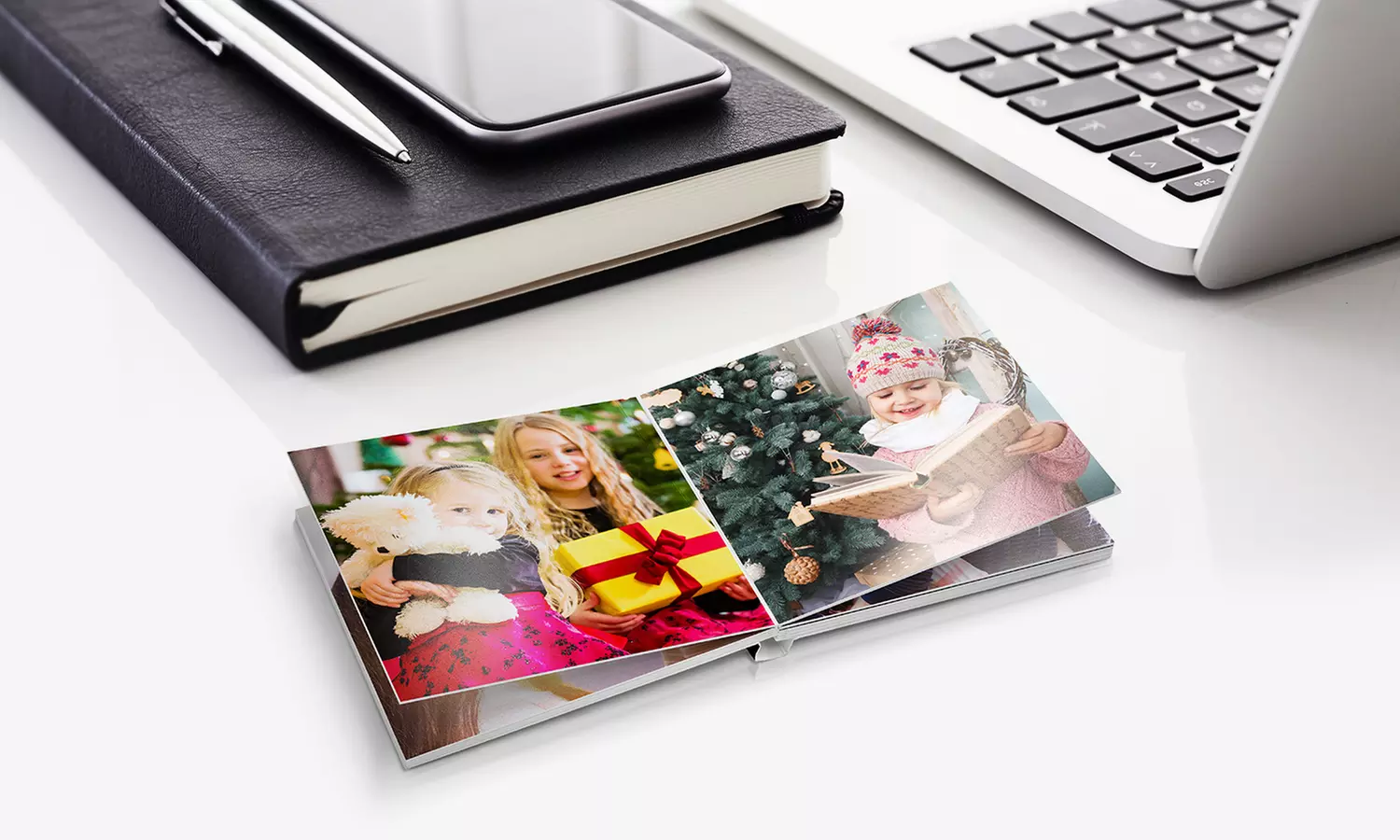 Foto-Taschenbuch mit Flachbindung