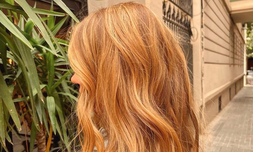 Image 2: Corte de pelo y peinado o tratamiento capilar detox o reparador para 1