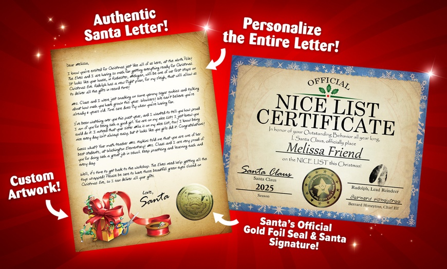 Image 4: Award-Winning Personalized Santa Letter Packages