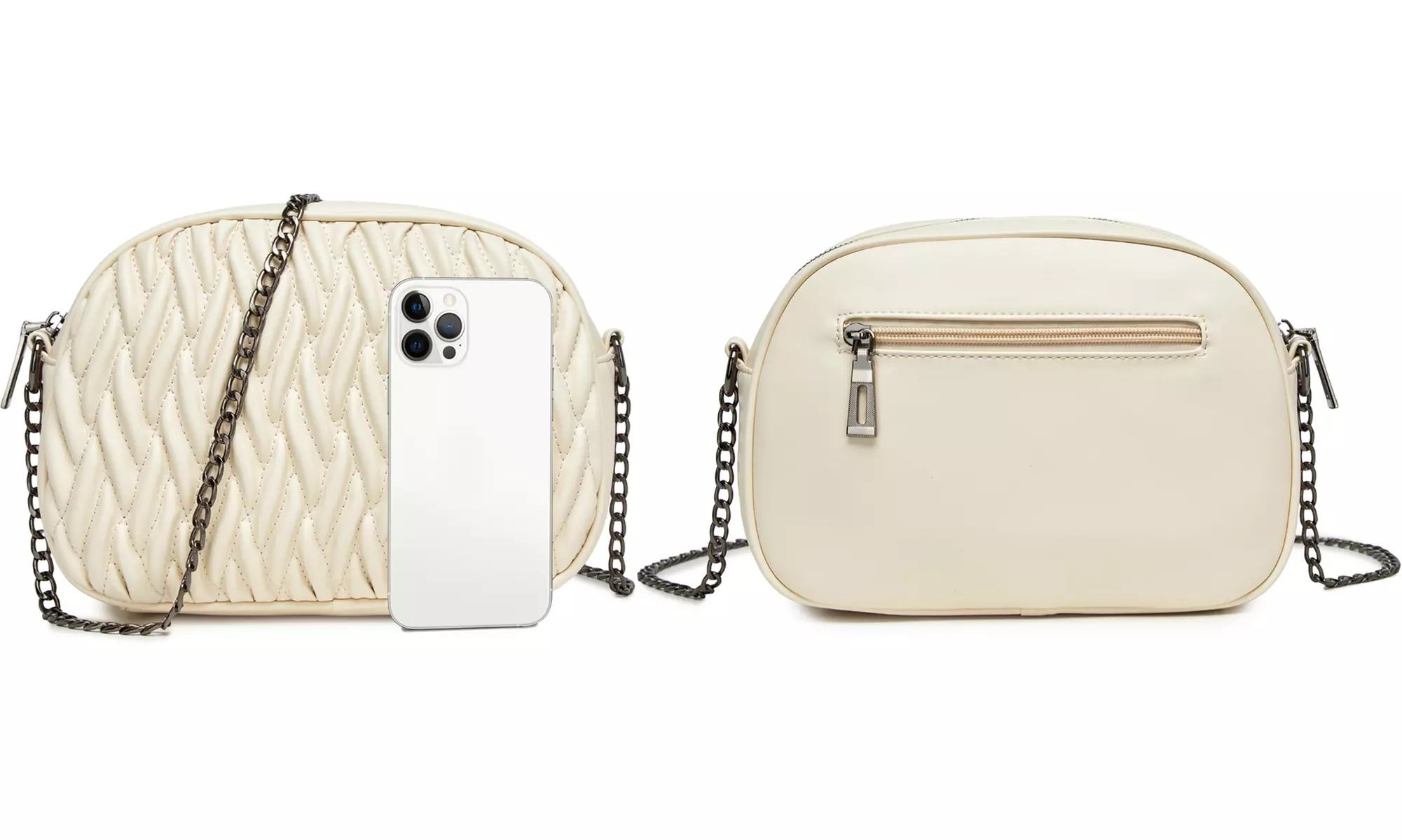 Soft Lady's Crossbody Shoulder Bag With Long Strap