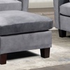 Image 5: Tivette Brushed Velvet Sofa Set 