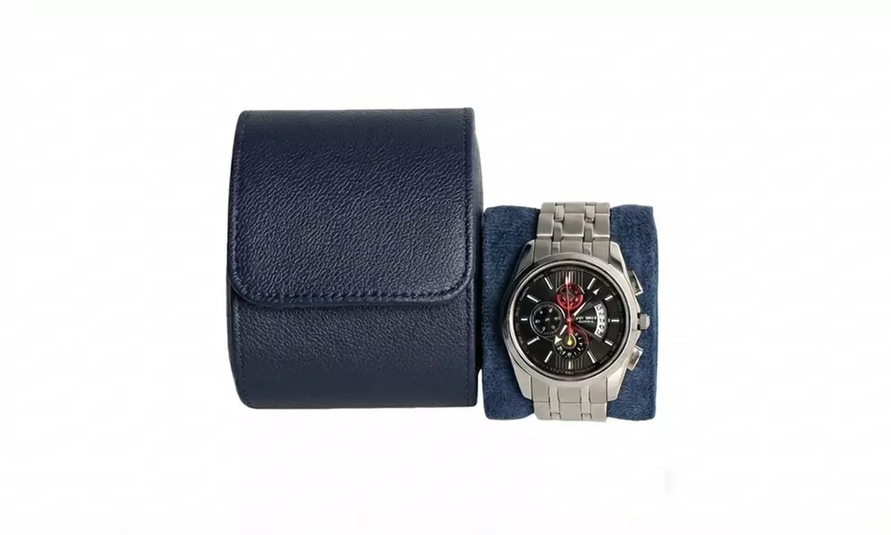 PU Leather Watch Roll Storage Case