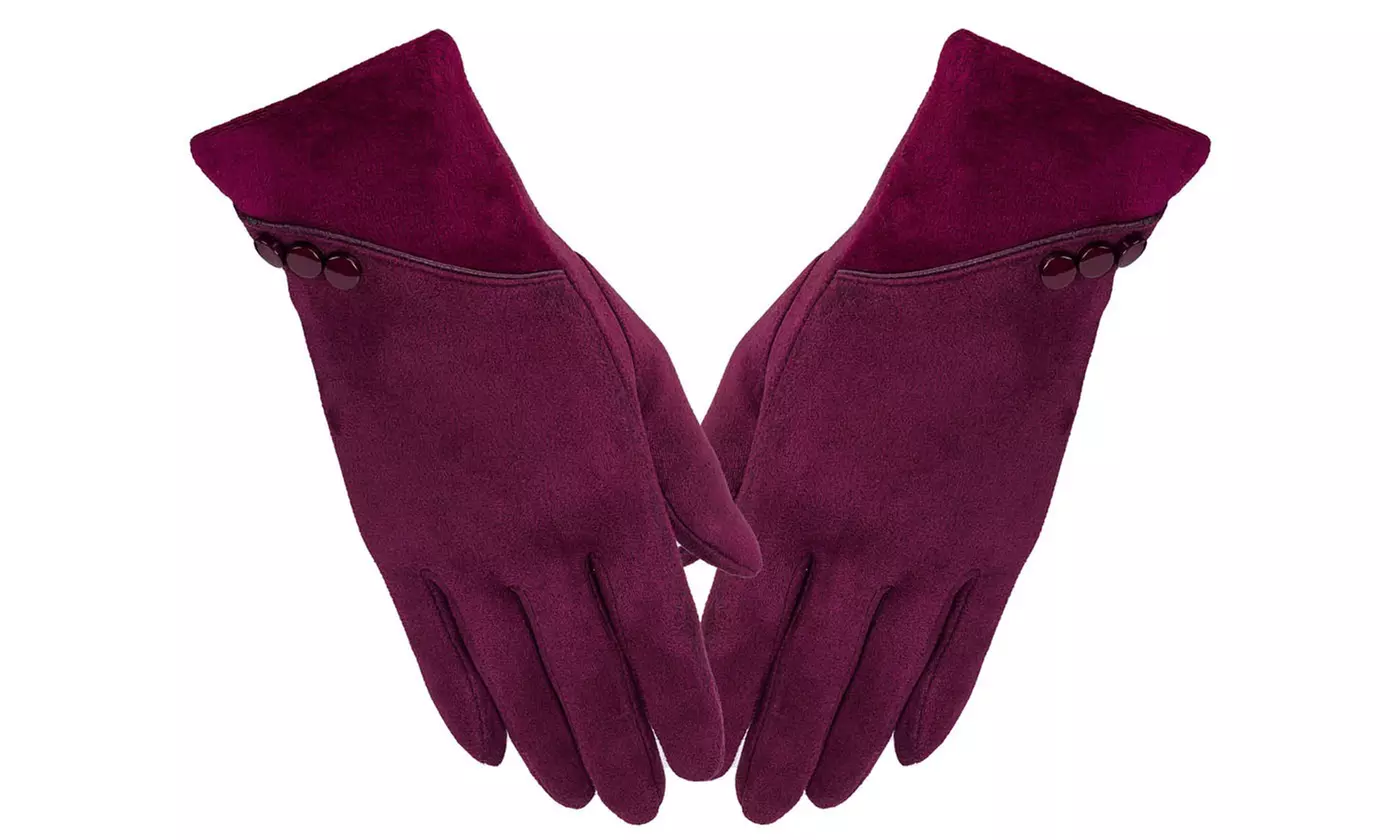 Itbelongs2u Women's Winter Gloves Fleece Lined with Touchscreen Tips