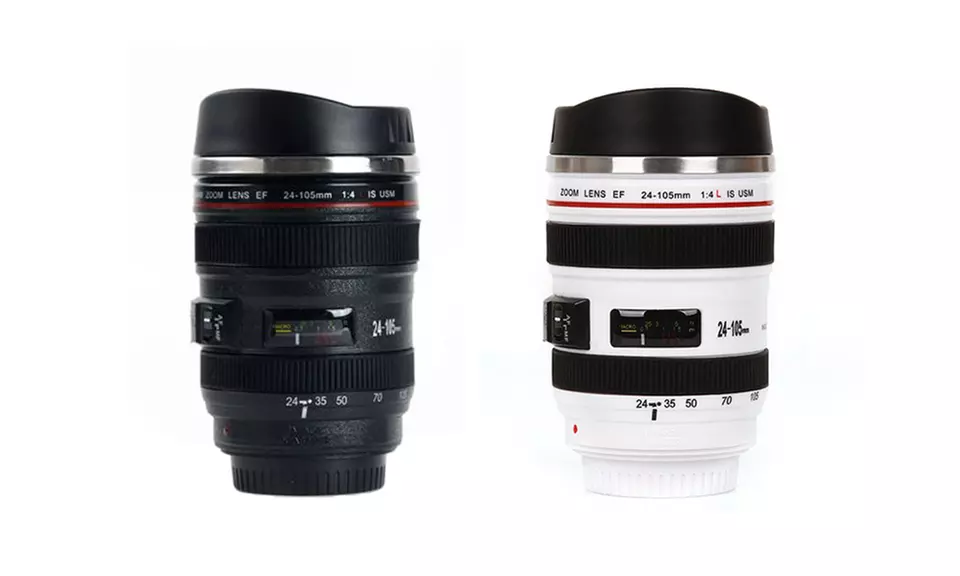 Camera Lens Coffee Mug (1- or 2-Pack) - Primary Image