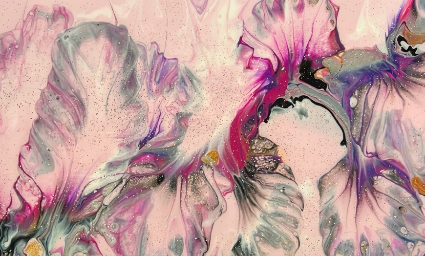 Image 5: Fluid Art Date Night: Create a Masterpiece Together 