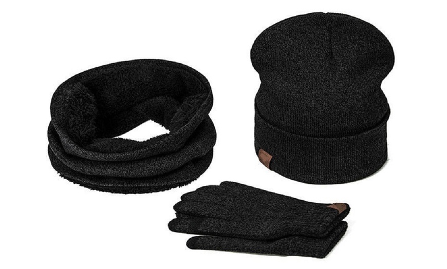 Image 10: Set de gorro, bufanda y guantes