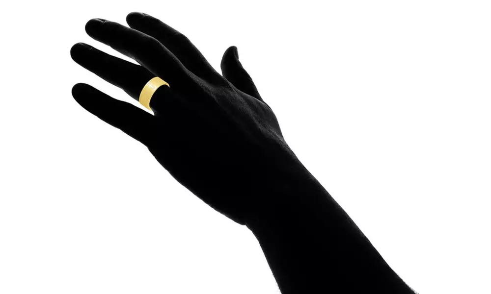  Stainless Steel Our Father Prayer Band Ring