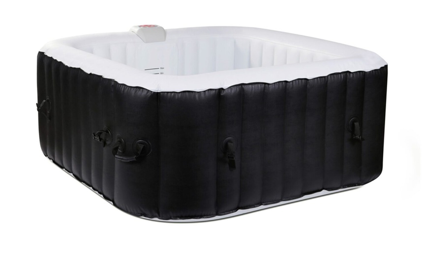 Image 4: Spa gonflable carré 4 ou 6 personnes de la marque Ospazia