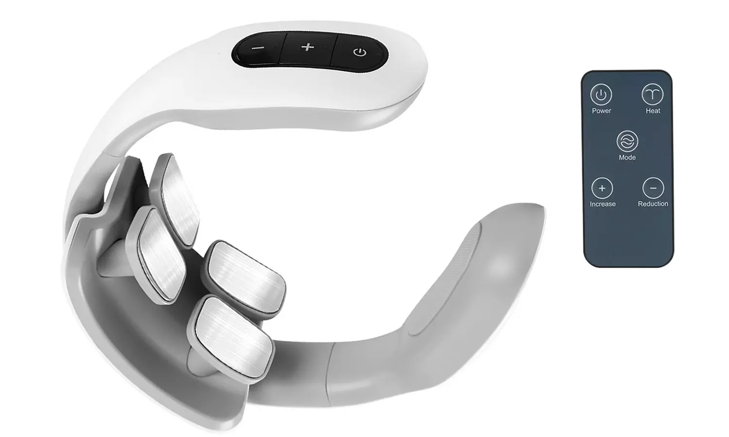 iMounTEK 4 or 8 Head TENS Heated Neck Massager with Remote Control