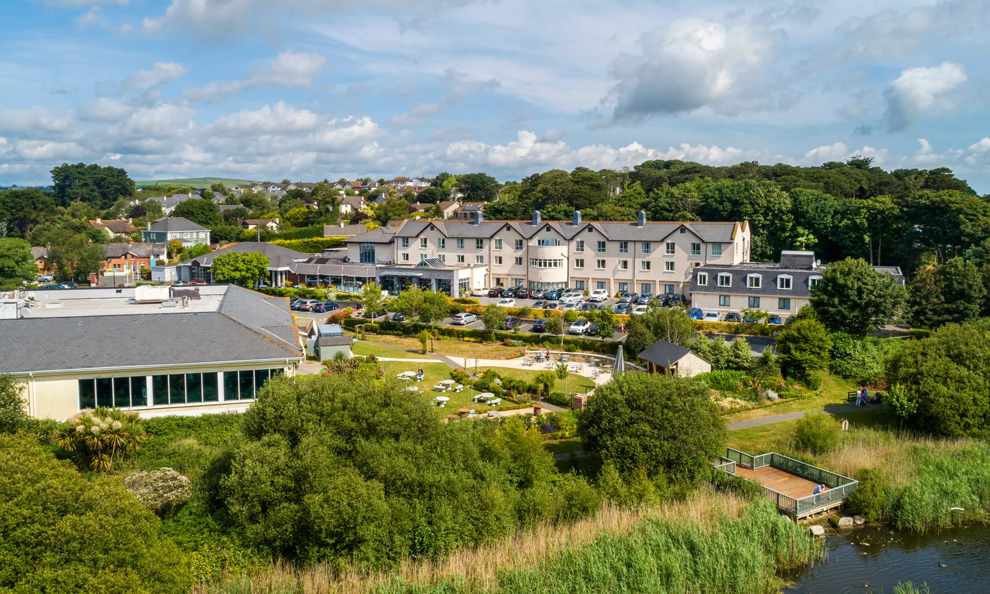 Afternoon Tea & Leisure Access with Optional 50-Minute Treatment for 2