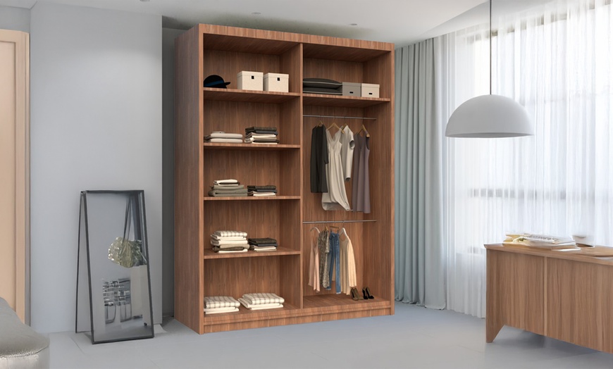 Image 9: Chelsea Sliding Mirror Wardrobe