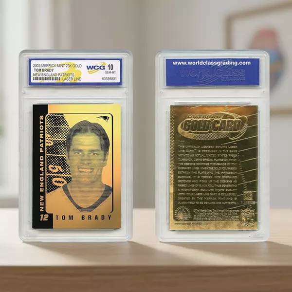 on 23K Gold Tom Brady 2003 Laser | Groupon Goods