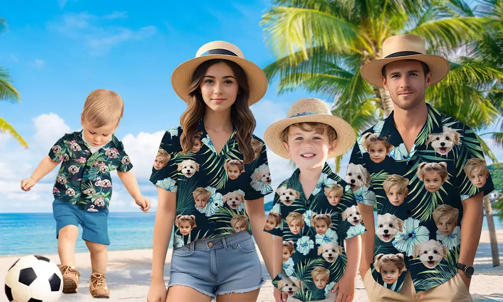 Personalized and Stylish Family Hawaiian Shirt Packs!