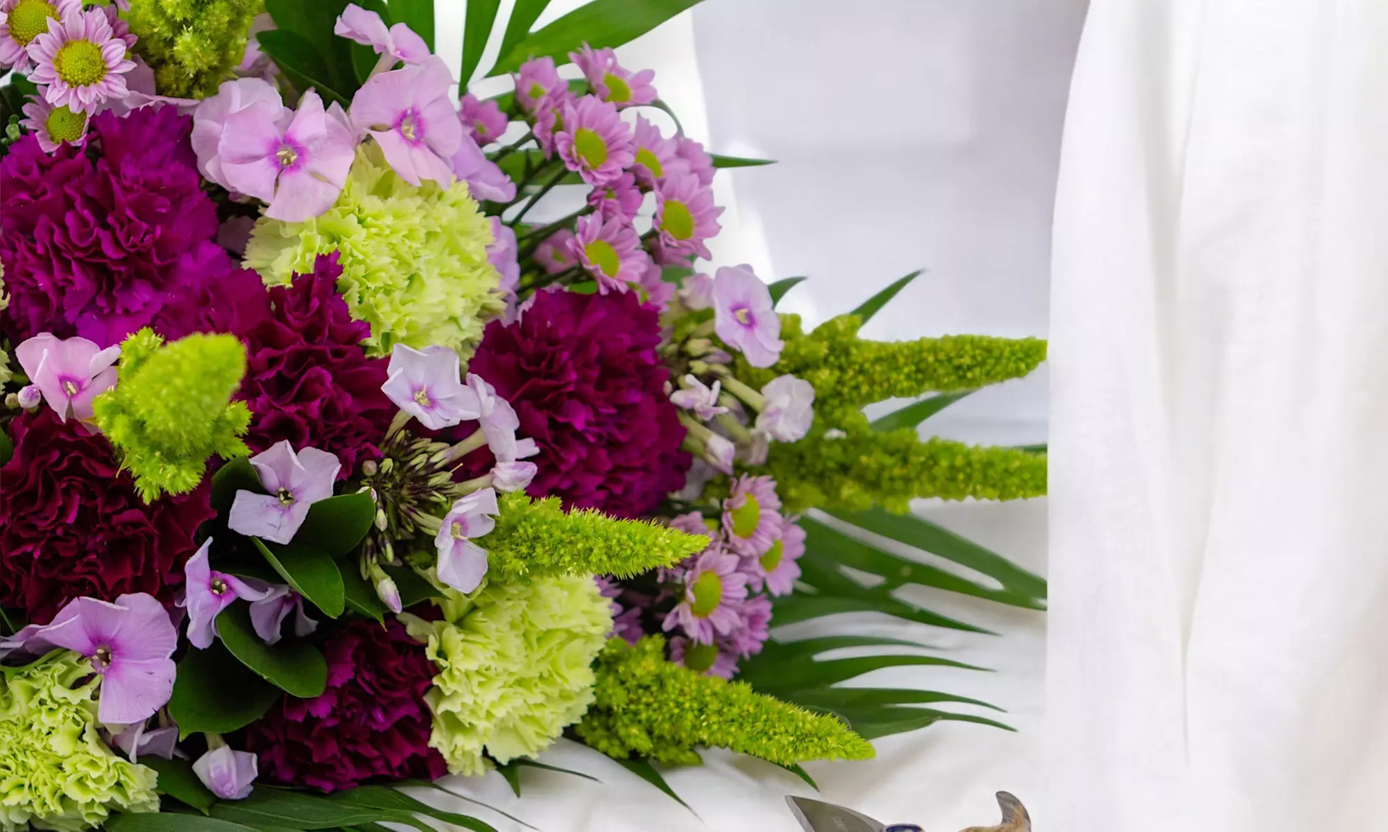 Bouquet de fleur sur le site Kokomo