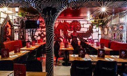 Menu Safari découverte (entrée, plat, dessert) pour 1 personne - Babylone Bis