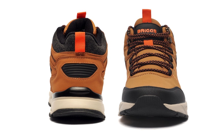 Image 7: Briggs Men’s Outdoor Hiker Sneakers