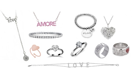 Gioielli da donna adornati con cristalli Swarovski®, disponibili in 3 modelli e colori