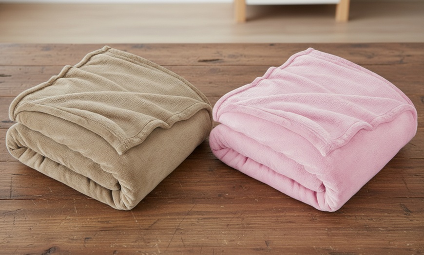 Image 1: Plaid polaire d’hiver 