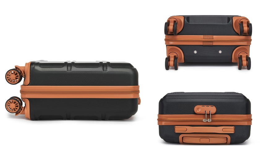 Image 8: Valise cabine en ABS, 45 x 36 x 20 cm, capacité d'environ 28 L