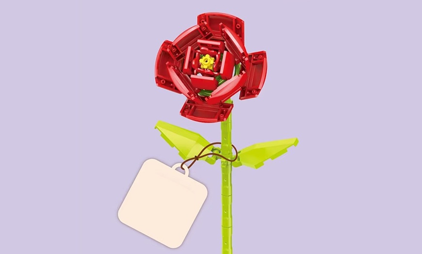 Image 4: Mini Bricks Flower Bouquet DIY Building Set