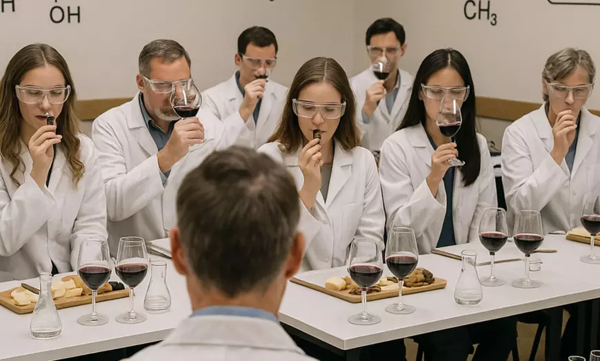 Image 2: Wine Laboratory Experience and Artisanal Cheese Pairings for 1, 2 & 4 
