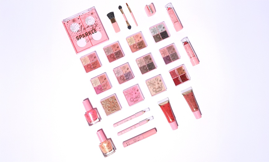 Image 5: Q-Ki 24 Days of Beauty Advent Calendar - Christmas Makeup Gift Set