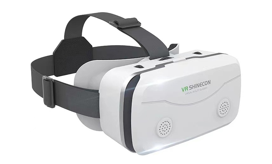 Image 4: 3D VR Box Glasses Virtual Reality Headset Bluetooth Headphone