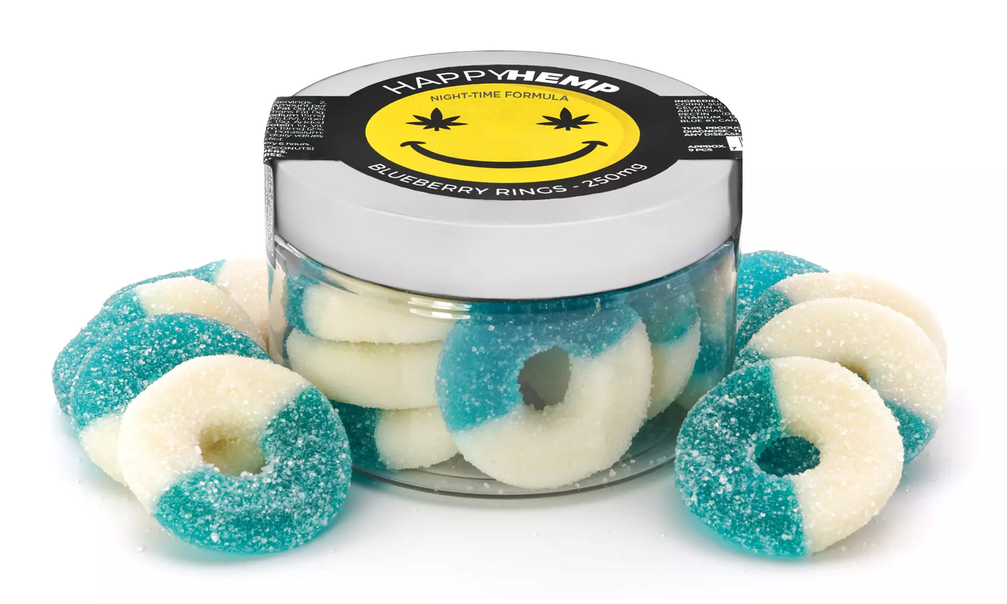 CBD Gummies for Sleep from Happy Hemp (250mg-1500mg)