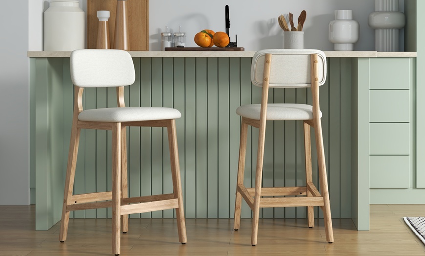 Image 1: Lot de 2 chaises de bar "Clyde" de Doosense 