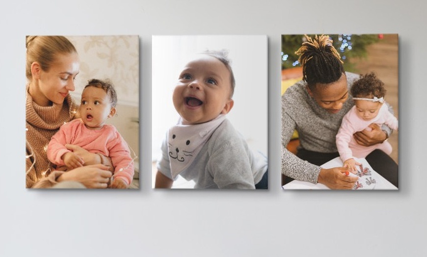 Image 4: Custom Holiday Photo 12”x16” Canvas Prints, Up to 88% Off