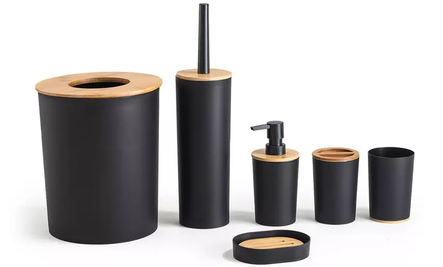 Image 9: Herzberg bamboe badkamer set