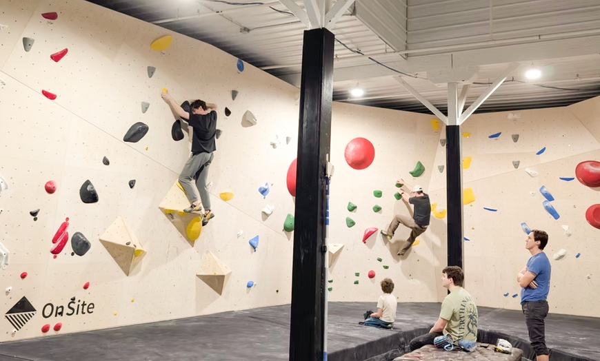 Image 2: Climbing - Day Pass For 2, 3, 4, or 5 People, Includes All Rental Gear