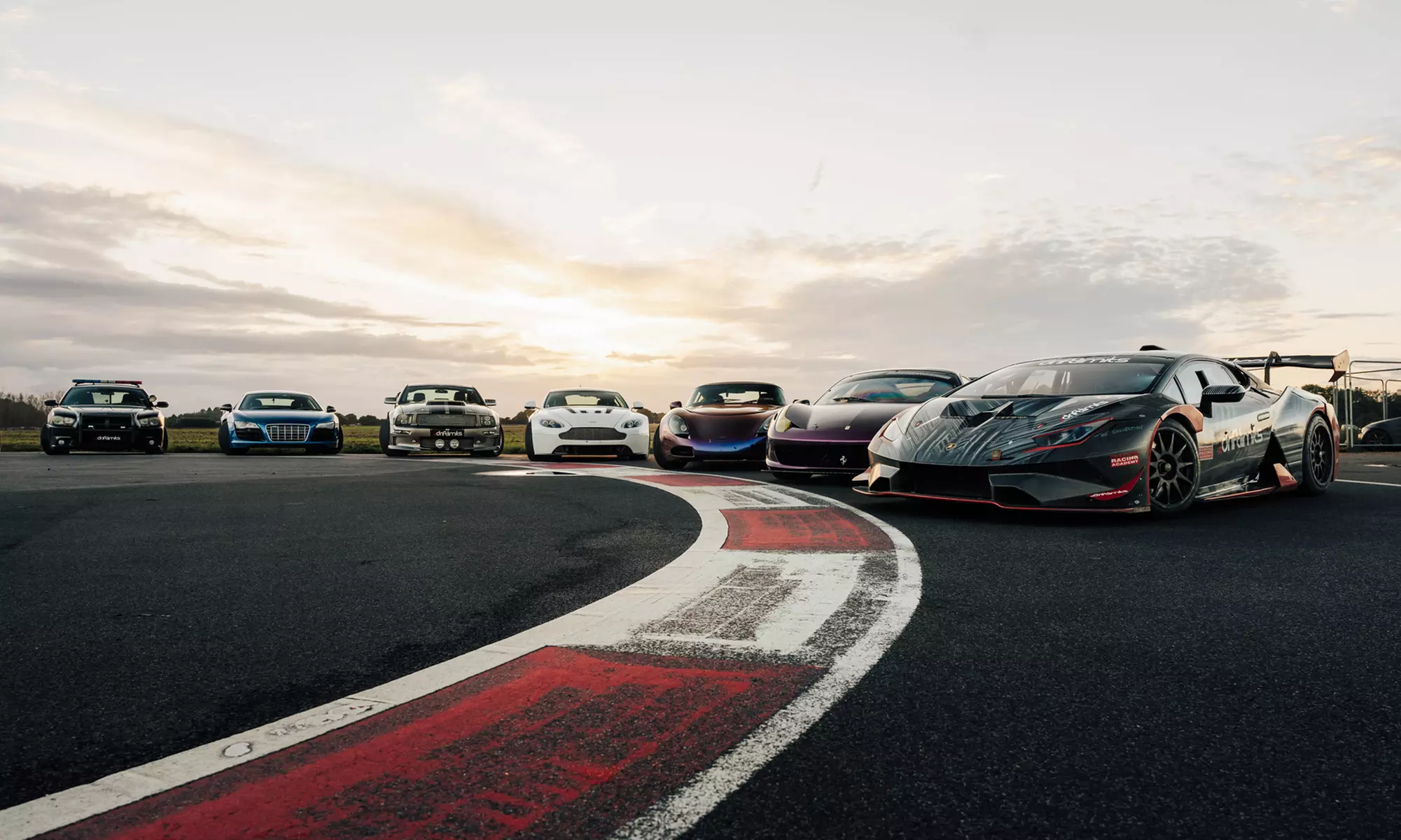 Choice of 6 Secret Supercars Driving Experience Gift Up to 20 Laps