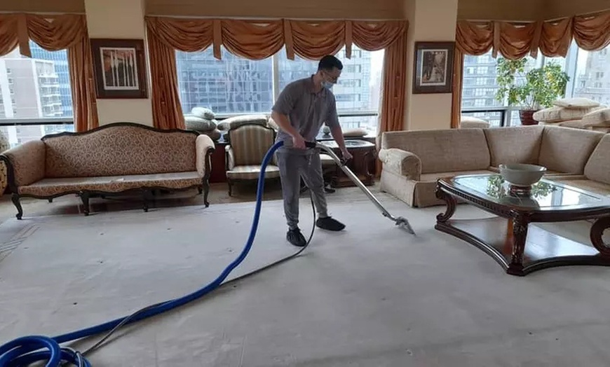 Image 2: Cleaning: Carpet for up to 250 or 300ft or Upholstery/Chair/Love Seats
