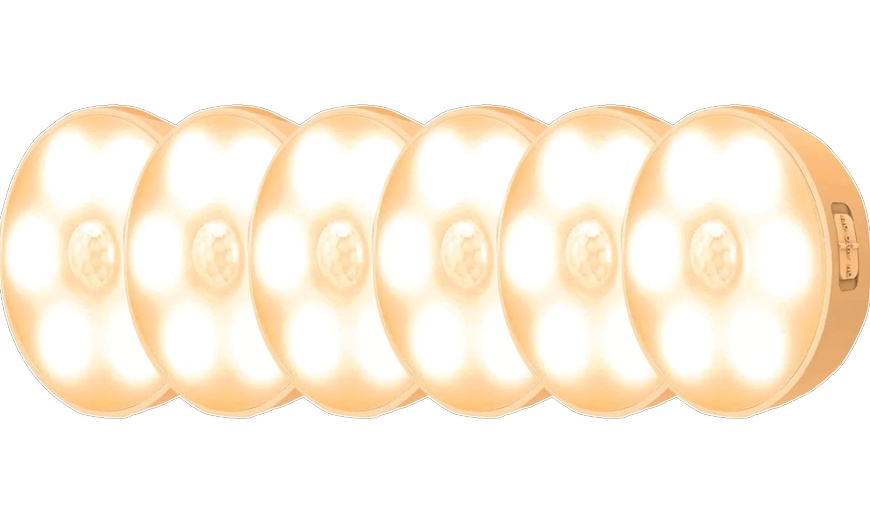 Image 4: Luz nocturna inalámbrica recargable con detección de movimiento