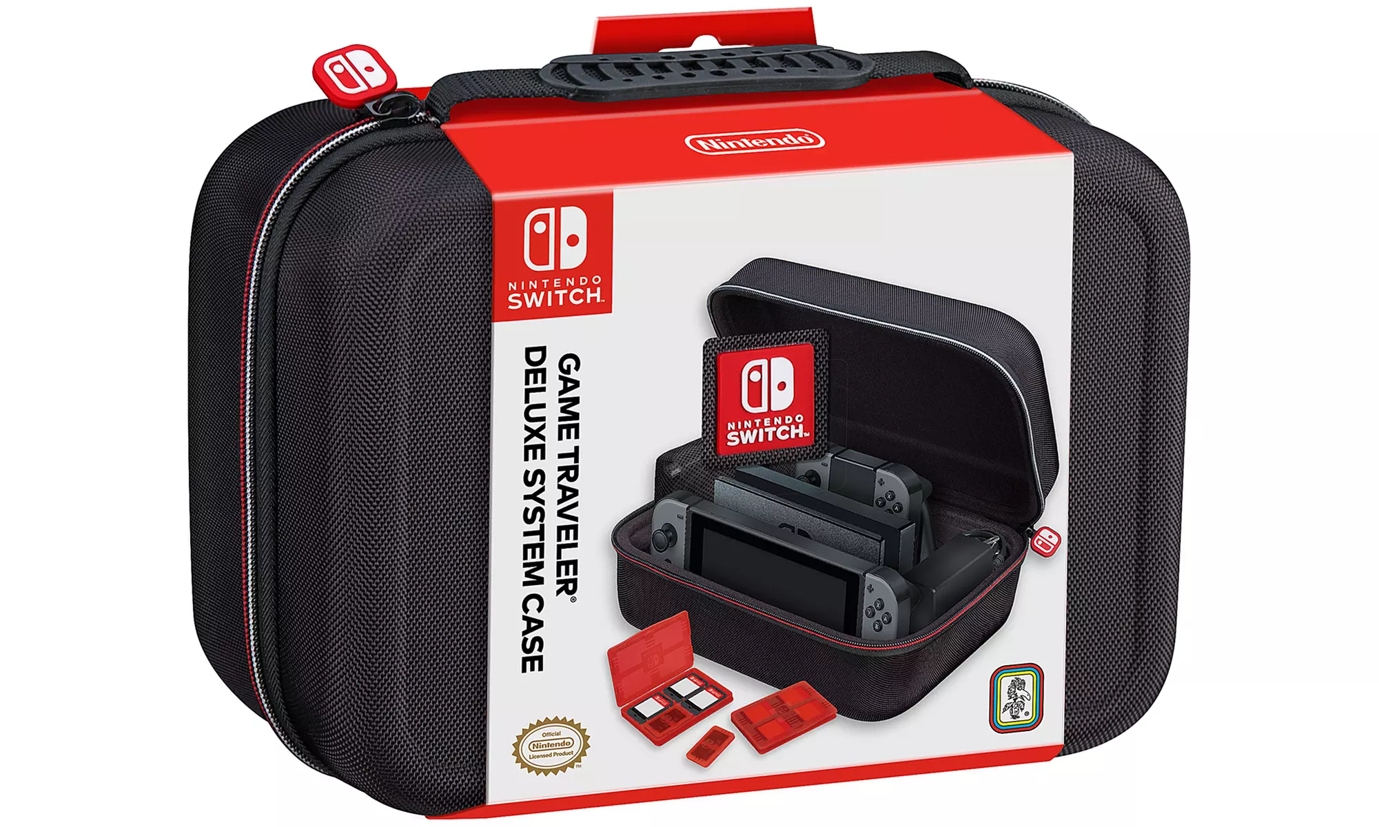 Nintendo Switch Bundle with Extra Joy-Con, Super Mario Party, Mario Kart 8 Deluxe, and Travel Case - Second Medium