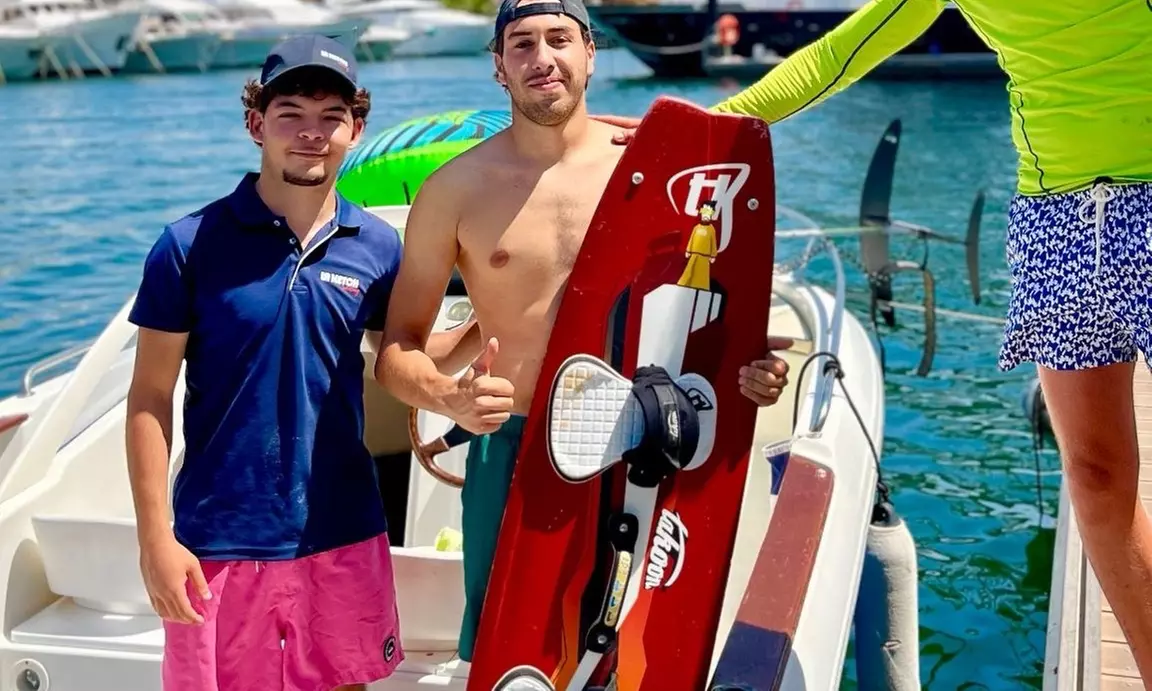 Clase de wakeboard o esquí acuático para 1, 2, 4 o 6 personas