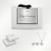 Image 2: Mia Grace Jewellery Austrian Crystal Heart Pendant & Earrings Gift Set