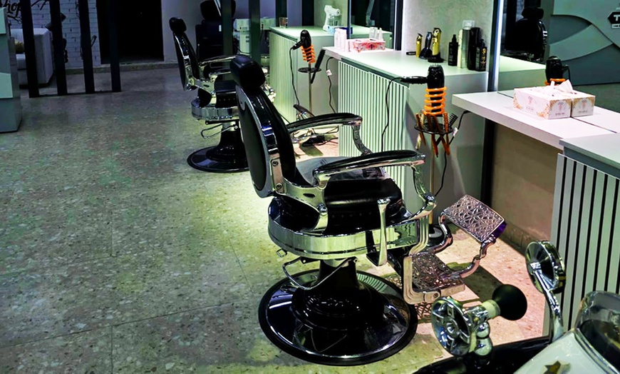 Image 2: Gents Haircut, Blow-dry, Classic Manicure, Pedicure, Wash, & More