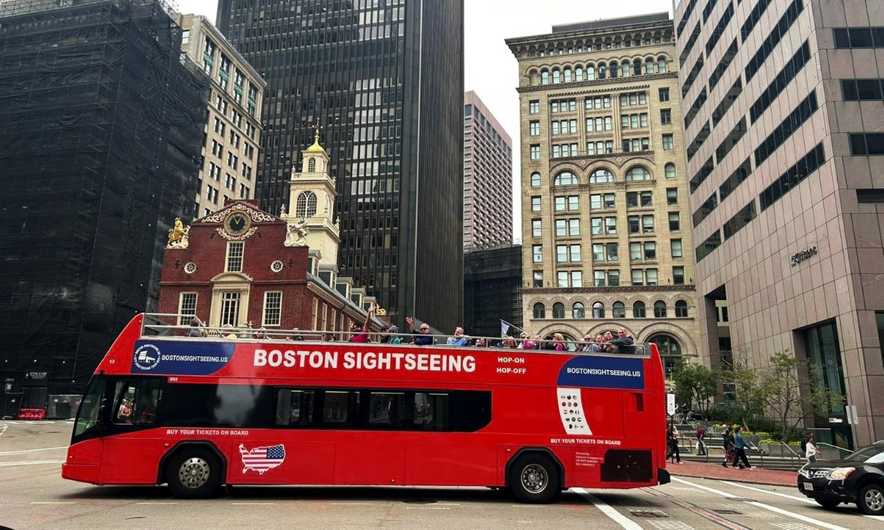 Up to 18% Off Hop-On Hop-Off Boston Double-Decker Bus Tour 