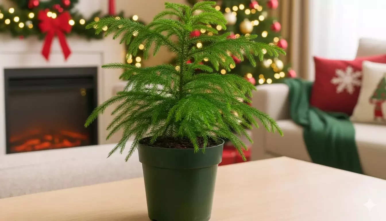 4" or 6" Christmas Norfolk Island Pine with Free Shipping (Up to 10%Off)