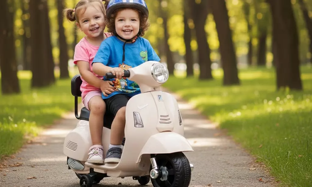 Mini Vespa elettrica Piaggio per bambini