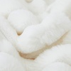 Image 4: Faux Rabbit Fur Plush Ribbed Duvet Set