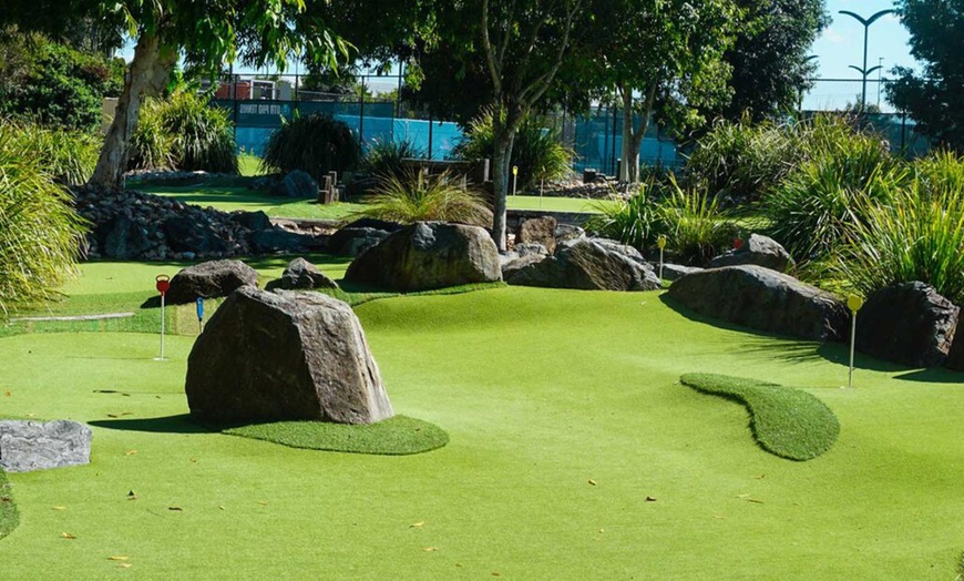 Image 2: Enjoy & Explore 18 Holes of Mini Golf For Child, Adult or Family of 4
