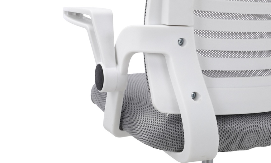 Image 11: Office Desk Mesh Swivel Chair Computer Ergonomic Chair